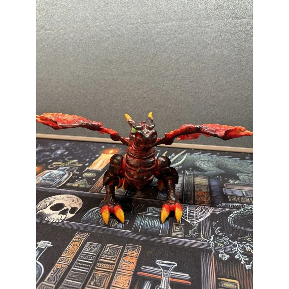 Mega Bloks- Fire & Ice Dragons # 9892 Smoke Dragon Lava Wings Firestorm Retired